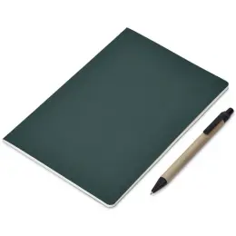 Okiyo Hotai Notebook & Pen Set Dark Green
